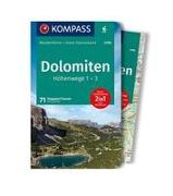 KOMPASS Wanderführer 5780 Dolomiten Höhenweg 1 bis 3