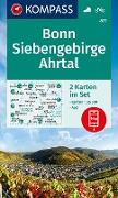 KOMPASS Wanderkarten-Set 822 Bonn, Siebengebirge, Ahrtal (2 Karten) 1:35.000