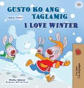 I Love Winter (Tagalog English Bilingual Book for Kids)