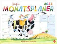 Helme Heine Monatsplaner Kalender 2022