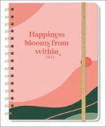 Happiness blooms from within Spiral-Kalenderbuch A5 Kalender 2022