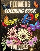 Flowes Coloring Book For Girls