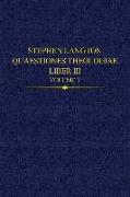 Stephen Langton, Quaestiones Theologiae