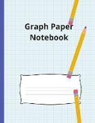 Graph Paper Notebook: Large Simple Graph Paper Notebook, 100 Quad ruled 4x4 pages 8.5 x 11 / Grid Paper Notebook for Math and Science Studen