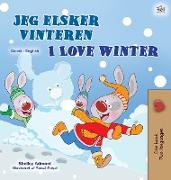 I Love Winter (Danish English Bilingual Children's Book)