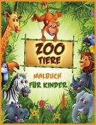 Zoo Tiere Malbuch