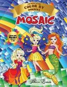 Mosaic - Coloring Book Color by Numbers - Adult Kids