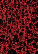 Gathering of Skulls Sketchbook - Black and Red