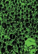 Gathering of Skulls Sketchbook - Black and Green