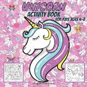 Unicorn Activity Book for Kids Ages 4-8