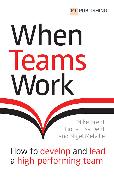 When Teams Work: How to develop and lead a high-performing team