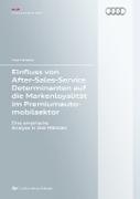 Einfluss von After-Sales-Service Determinanten auf die Markenloyalität im Premiumautomobilsektor. Eine empirische Analyse in drei Märkten