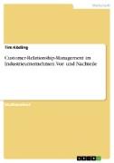 Customer-Relationship-Management im Industrieunternehmen. Vor- und Nachteile