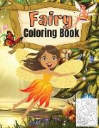 Fairy Coloring Book: Fairies Coloring Book, Fun Coloring Book for Kids Ages 4 - 8, Page Large 8.5 x 11