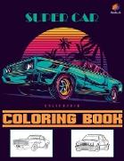 Super Car Coloring Book