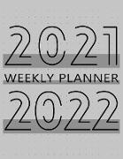 2021-2022 Monthly Planner: 24 Month Agenda, Monthly Organizer Book for Schedule and Activities, 2 Year Calendar Notebook, White Paper, 8.5&#8243