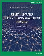 Operations and Supply Chain Management for MBAs, EMEA Edition
