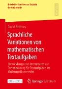 Sprachliche Variationen von mathematischen Textaufgaben