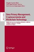 Data Privacy Management, Cryptocurrencies and Blockchain Technology