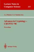 Advances in Cryptology - CRYPTO '90