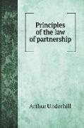 Principles of the law of partnership