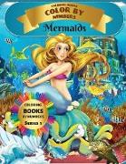 Coloring Books - Color By Numbers - Mermaids (Series 1)