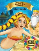 Coloring Books - Color By Numbers - Mermaids (Series 2)