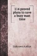 114 proved plans to save a busy man time