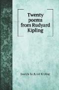 Twenty poems from Rudyard Kipling