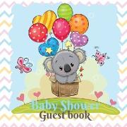 Baby Shower Guest Book: Includes Gift Tracker Log and Memory Picture PagesBlank page guest bookSign in registryBaby wishes