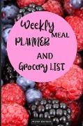 Weekly meal planner and grocery list