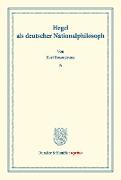 Hegel als deutscher Nationalphilosoph