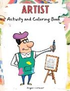 Artist Activity and Coloring Book