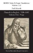 Plutarch in English, 1528-1603. Volume One