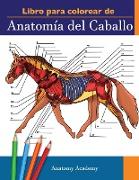 Libro para colorear de Anatomía del Caballo