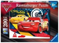 Ravensburger Kinderpuzzle - 12625 Quietschende Reifen - Disney Cars-Puzzle für Kinder ab 8 Jahren, mit 200 Teilen im XXL-Format