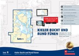Sportbootkarten Satz 1: Kieler Bucht und Rund Fünen (Ausgabe 2021)