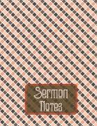 Sermon Notes: Sermon notebook journal-Scripture Notes and Prayer-Remember And Reflect