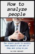 How to Analyze People