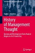 History of Management Thought