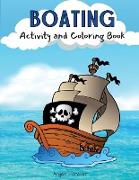 Boating Activity and Coloring Book