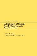 A Dictionary of Nafsan, South Efate, Vanuatu