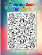 Coloring Book for Adults - Abstract Adult Coloring Book for Stress Relief and Relaxation