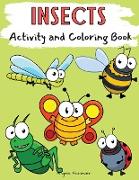 Insects Activity and Coloring Book