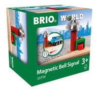 BRIO World 33754 Magnetisches Glockensignal – Eisenbahnzubehör für die BRIO Holzeisenbahn – Kleinkinderspielzeug empfohlen für Kinder ab 3 Jahren