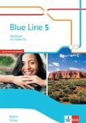 Blue Line 5 M-Zug. Workbook mit Audios Klasse 9. Ausgabe Bayern