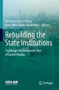 Rebuilding the State Institutions