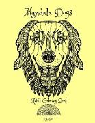 Mandala Dogs Adult Coloring Book
