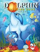 Dolphin coloring book for kids