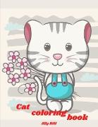 Cat Coloring Book: Cat Coloring Book for Kids, Coloring Beautiful Pages for Kids Ages 3-6, Cute Cat Coloring Pages, Perfect Gift for Kids